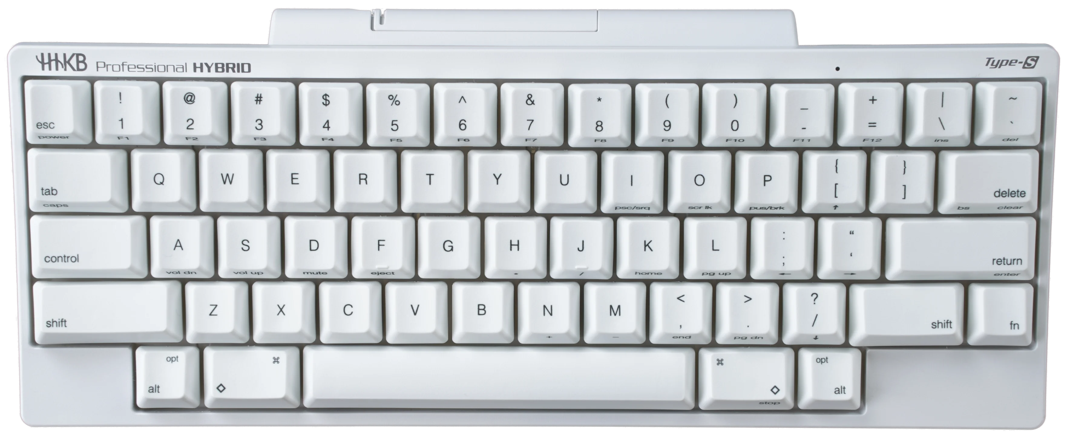 HHKB Professional HYBRID 雪 無刻印